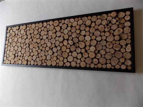 Slices Of Wood Branch Tree Wall Art Wall Art Wood Etsy