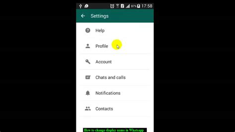 You should always back up your phone, and that's especially true if you're a big whatsapp user. How to change display name in Whatsapp - YouTube