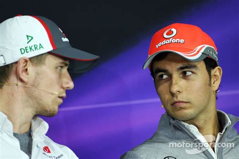 Sergio checo pérez en monterrey 2003. Sergio Perez, McLaren bij de FIA-persconferentie op Duitse ...