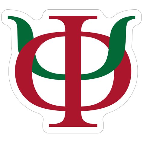 Phi Kappa Psi Stacked Letters Sticker