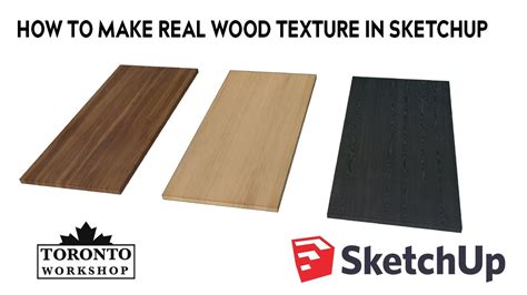 Sketchup Real Wood Texture In 1 Minute Youtube