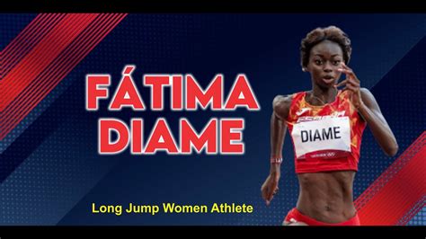 Fátima Diame Spanish Athlete Long Jump Women Athlete Youtube