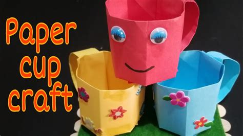 Diy Paper Cup Easy To Make Colour Paper Cups With Step By Step