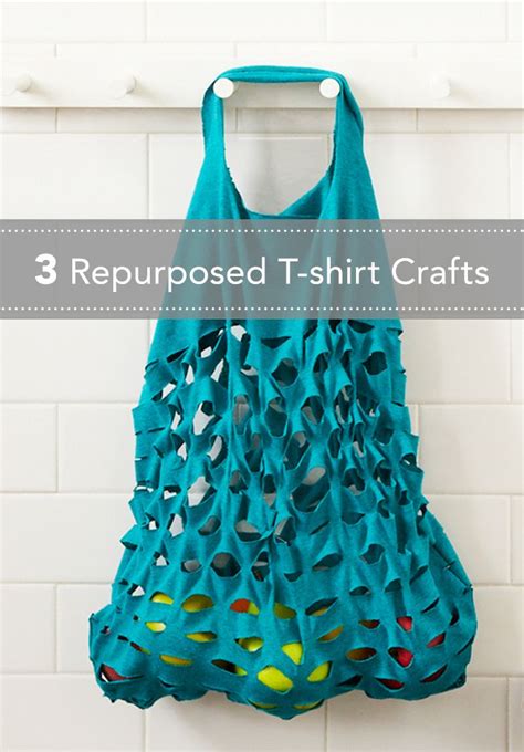 Turn Old T Shirts Into Fun Functional Crafts With Our Ideas And Simple