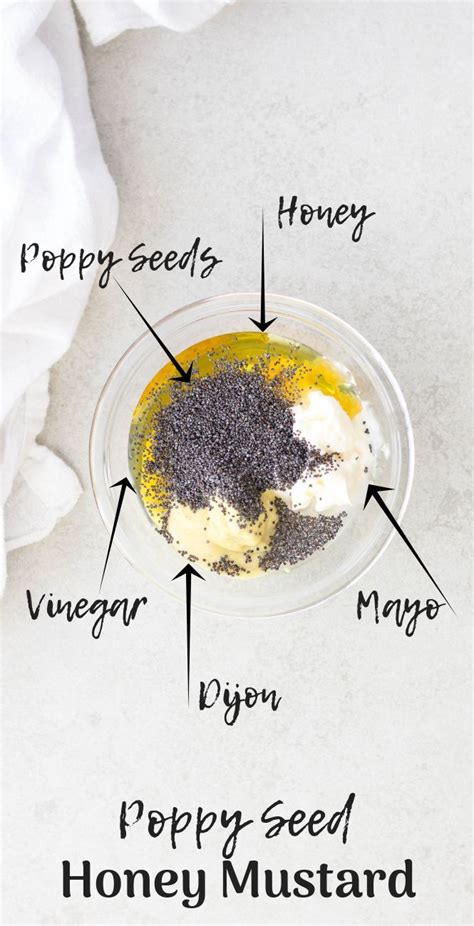 Poppy Seed Honey Mustard Recipe Honey Mustard Recipes