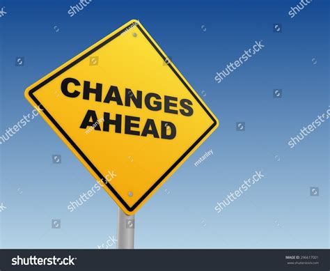 Changes Ahead Stock Illustration 296617001 Shutterstock