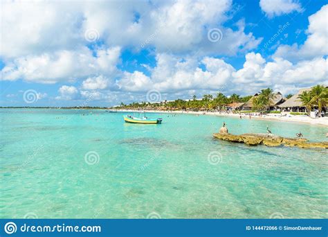 Riviera Maya Paradise Beach Akumal At Cancun Quintana Roo Mexico Caribbean Coast