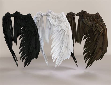 Morning Star Wings For Genesis 3 And Genesis 8 Males 3d Models And