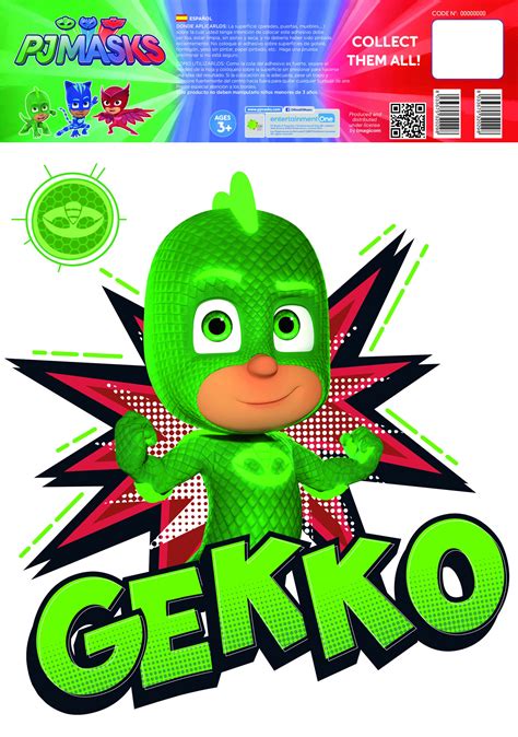Pj Masks Gekko Wall Stickers And Decorations By Imagicom Imagicom