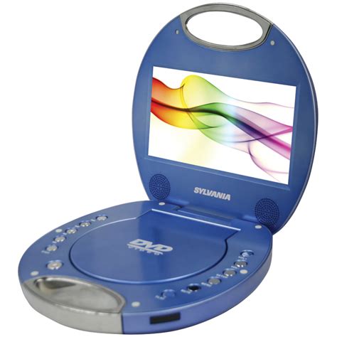 Sylvania 7 Portable Dvd Player With Integrated Handle Sdvd7046 Blue