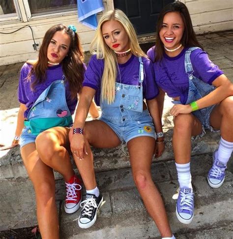Lovely Sorority Sisterhood Beauties Decades Day Outfits 90s Party