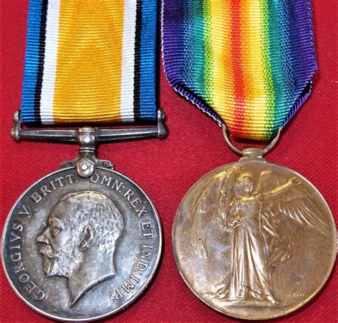 Ww1 Australian Medal Pair 1132 William Portch 28th Battalion Kalgoorlie