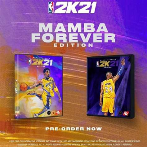 Nba2k21 Pays Tribute To Kobe Bryant With The Mamba Forever Edition