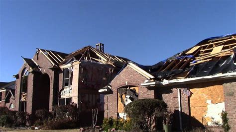 Rowlett Texas Tornado Damage Youtube