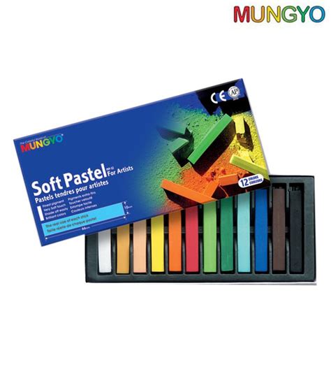 Mungyo Soft Pastel For Artists 12 Colors Buy Online At Best Price In