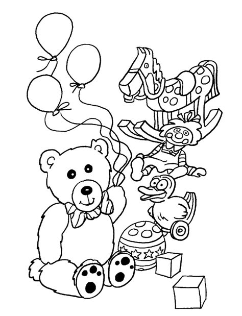 Toys Coloring Sheet Coloring Pages