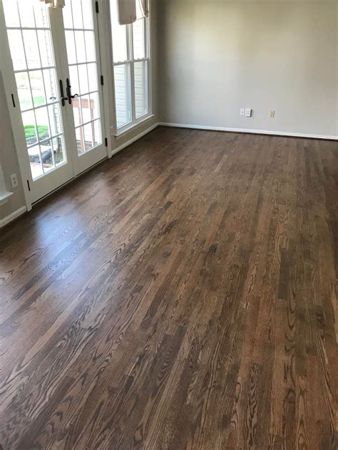 Select Red Oak With Chestnut Duraseal And Loba Satin Water Based Floor