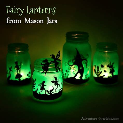 Fairy Lanterns From Mason Jars