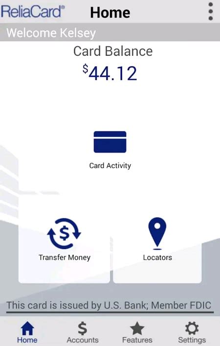 Maybe you would like to learn more about one of these? US Bank ReliaCard App cash Android-How to track Card Transfer money