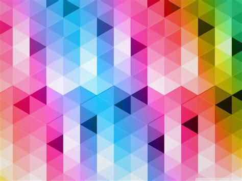 Colorful Triangles Wallpapers Wallpaper Cave