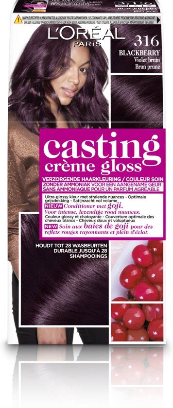 (page will be loaded automatically on selection) bol.com | L'Oreal Paris Casting Creme Gloss 316 Black ...