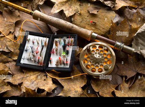 Traditional Fly Fishing Tackle Hi Res Stock Photography And Images Alamy