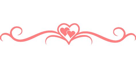 Flourish Hearts Separator · Free Vector Graphic On Pixabay