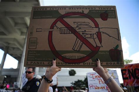 Thousands Join Anti Gun Rally In Florida Daily Mail Online