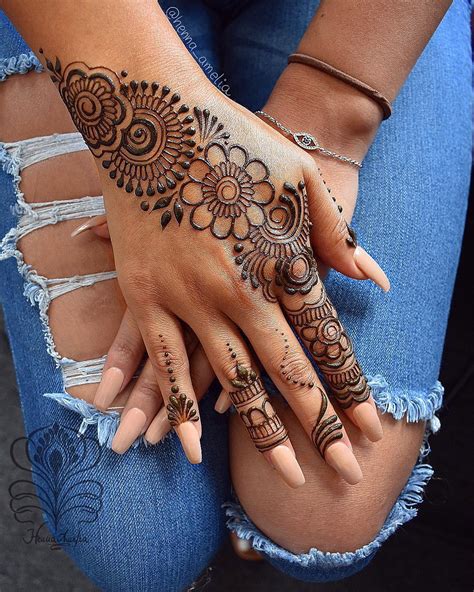 Easy Mehndi Design Outline 34 Concept Henna Designs That Are Easy