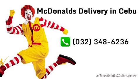 Jika ini adalah kali pertama anda memanggil. McDonalds Delivery Contact Number in Cebu - Directory 180