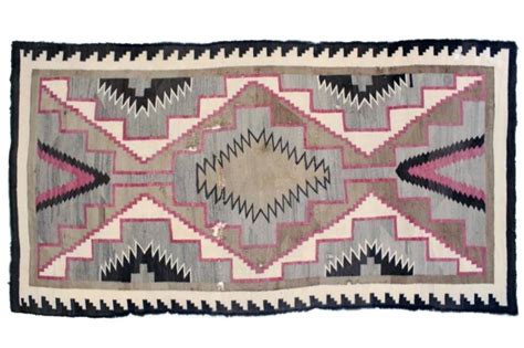 Sold Price Navajo Two Gray Hills Hand Woven Rug Early 1900s August