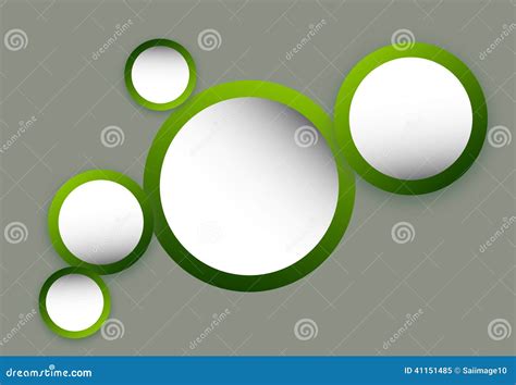 Círculos Verdes Stock De Ilustración Ilustración De Wallpaper 41151485
