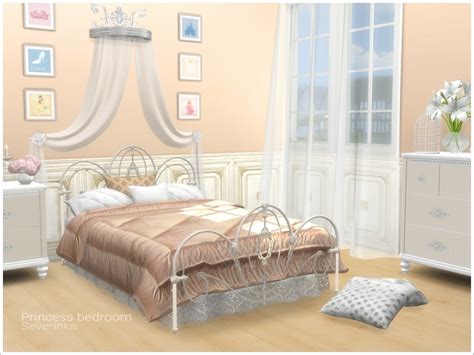 sims  ccs   princess bedroom  severinka