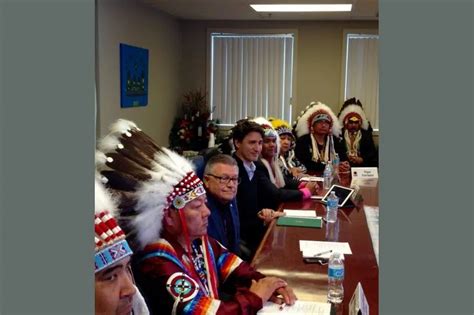 Prime Minister Justin Trudeau Meets With First Nations Chiefs In Fort Qu Appelle 650 Ckom