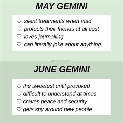 Difference Between May And June Gemini Differences Finder