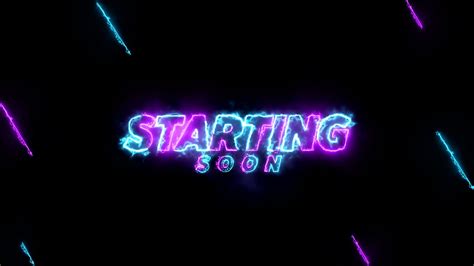 Stream Screen Loading Screen Starting Soon For Twitch Live Stream