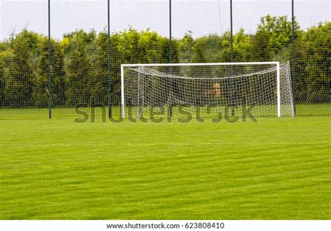 Soccer Goal On Grass Stock Photo Edit Now 623808410