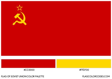Soviet Union Flag Color Codes