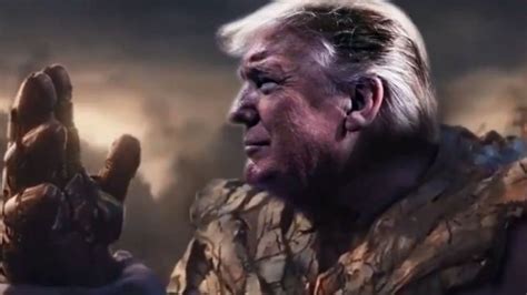 Watch Donald Trump As Thanos In Re Election Campaign Image And Video