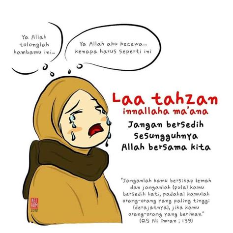 Kartun Muslimah Menangis Gambar Wanita Berhijab Sedih Dan Kecewa Gambar Anime Wanita Menangis