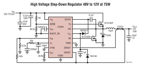 48v To 12v Dc Dc Converter Circuit Diagram