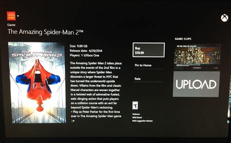 The Amazing Spider Man 2 Xbox One Digital Version Available Now Size