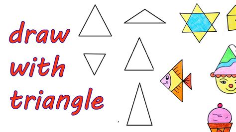 Draw With Triangle Draw With Basic Shapes Youtube
