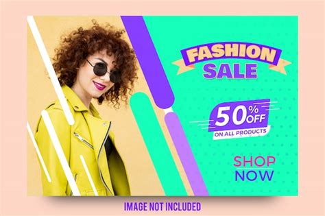 Premium Vector Abstract Fashion Sale Offer Banner Template Design