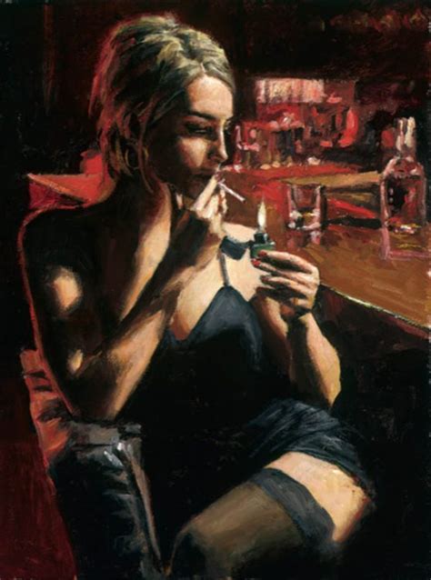 Monika At The Night Club Ii Painting Fabian Perez Art