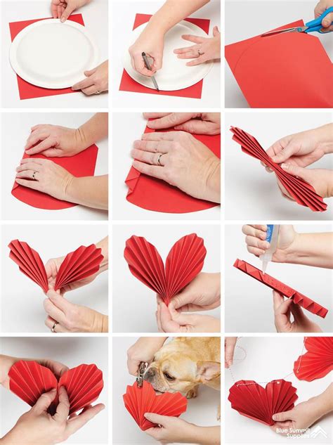 Creative Valentine Office Ideas How To Make 3d Paper Hearts Hearts