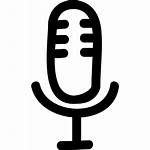 Microphone Symbol Outline Hand Icon Drawn Voice