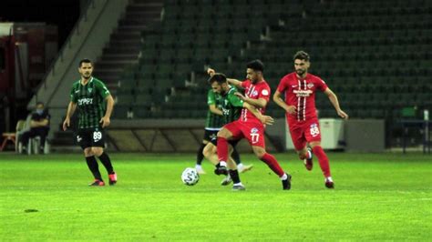 Kocaelispor ile Hekimoğlu Trabzon 0 0 berabere kaldı
