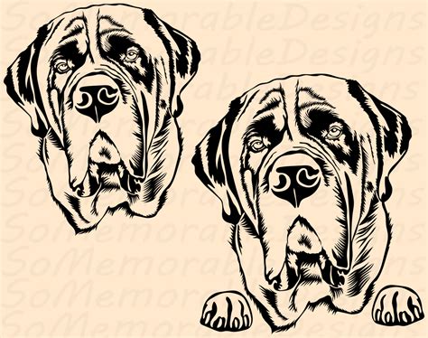 English Mastiff Svg English Mastiff Svg File For Cricut English