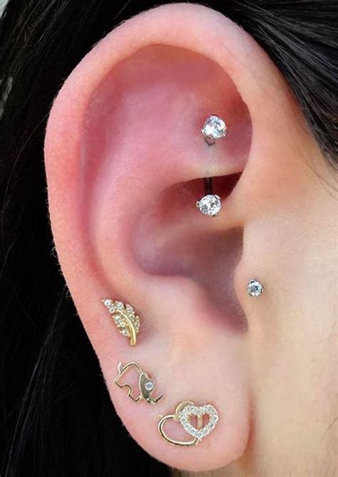 30 Unique Ear Piercing Ideas For The Adventurous Mybodiart